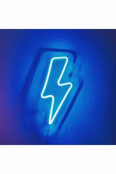 Zone Şimşek Декоративно Цветно Осветление за Стена Картина Табела