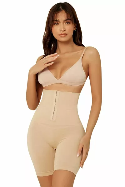 Korte Korset Met Haakjes Voor Directe Slankheid – Verstevigend & Vormgevend Effect