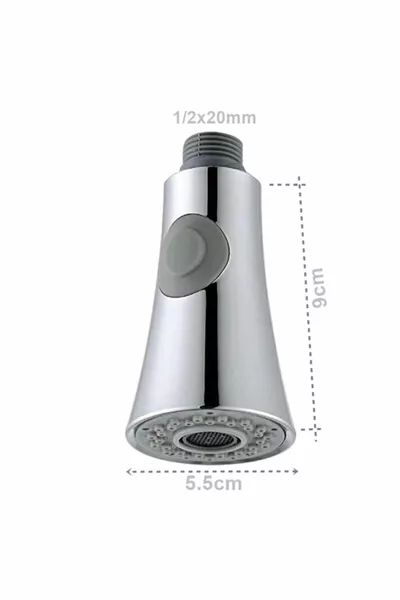 Промышленный и спиральный кухонный смеситель с ручным душем, насадка на кран с трубой, 2 функции