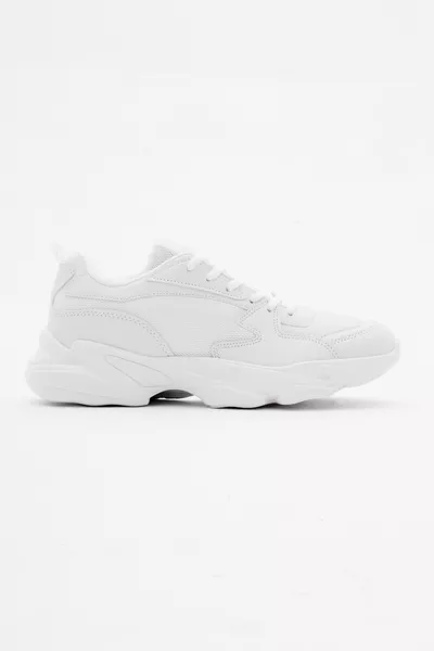 حذاء رياضي أبيض للجنسين زايب