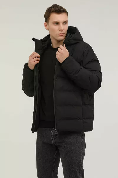 معطف نولان ، 2pr، أسود، للرجال، قصير