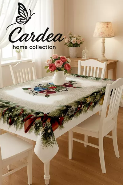 Скатерть с принтом «Счастливого Рождества»