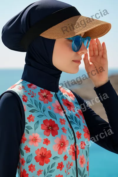 Straw Tennis Brown Visor Hat