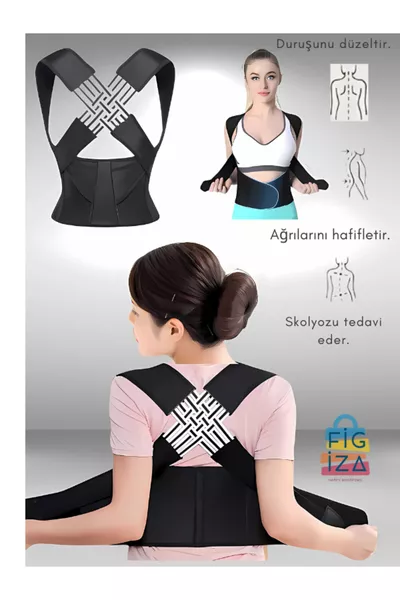 Aufrechte Haltung Korsett Korrigiert die Haltung, Verhindert Rundrücken, Einstellbares Korsett mit Stütze, Kyphose Skoliose