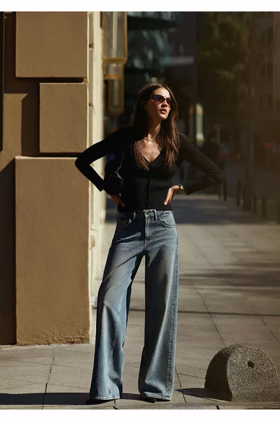 Jeans Miami Iconic Blu Indaco Ombreggiato 