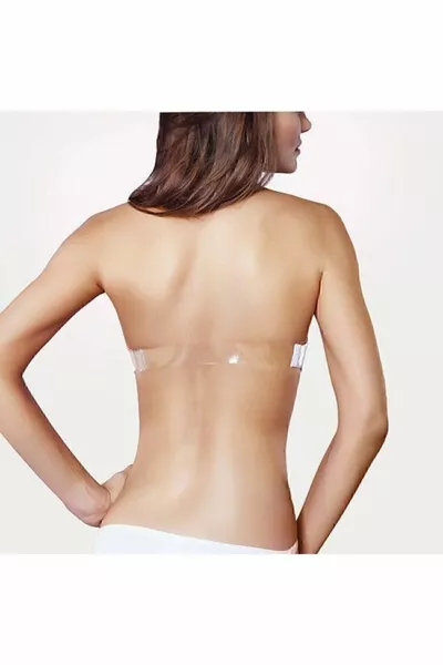 Прозрачен сутиен с презрамки без подплънки Нова колекция