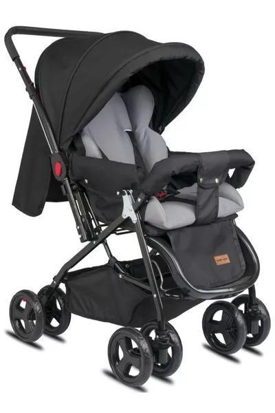 Poussette double classique entièrement inclinable