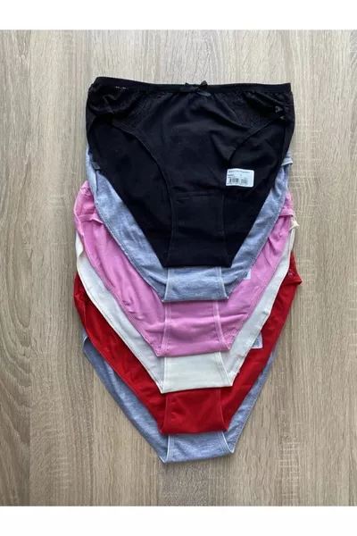 Dames Gekleurde Bikinibroek Set Turkoois 6-delig Nieuwe Collectie