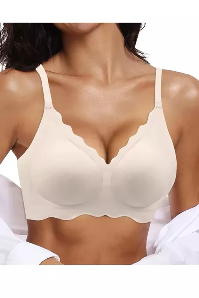 Безшевен, без банели, с подвижни подплънки, лазерно изрязан, невидим сутиен, не се показва