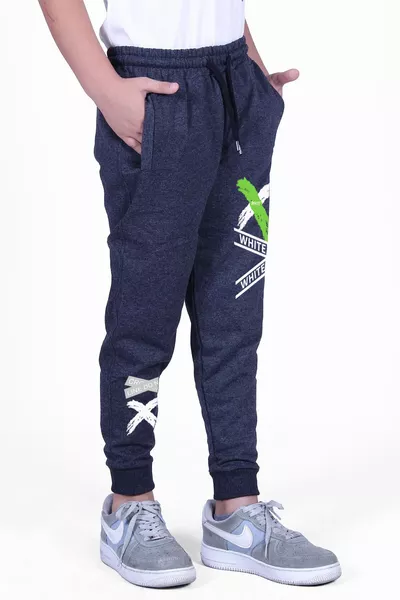 3-Pack Gray-Smoke-Black Printed X Collection Boys' Sweatpants