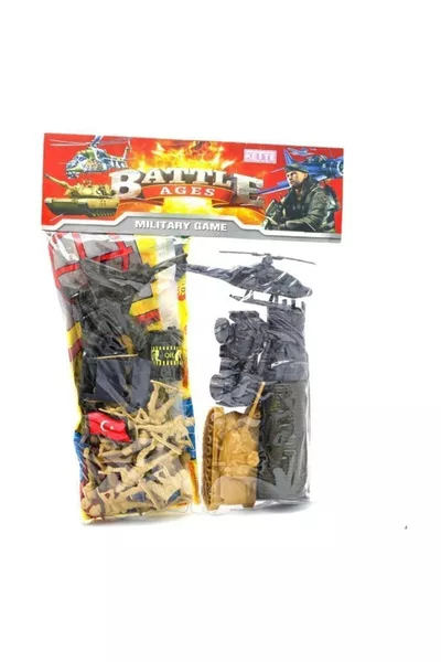 Toy PVC Soldier Set Multi-Piece Mini Figures