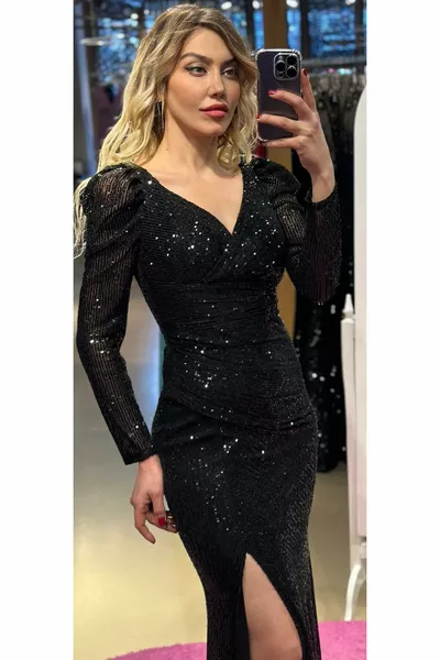 فستان سهرة طويل