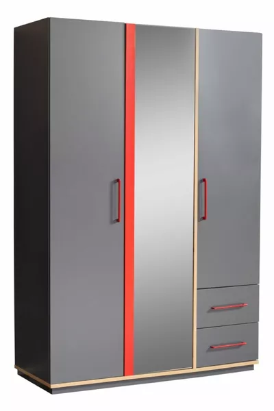 Antre Молодежная комната - шкаф с 3 дверцами, кровать, тумбочка, комод