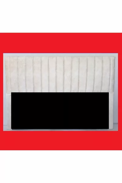 TUANA Bed Base and Headboard cream