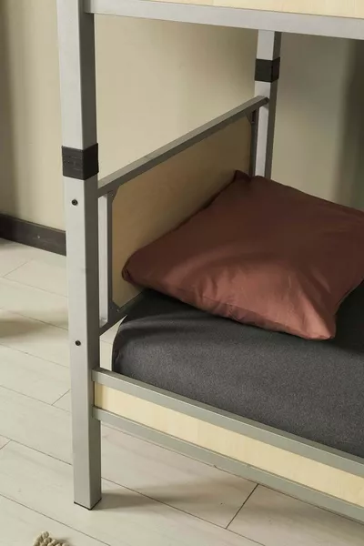 Yurt Genç Çocuk Odası Metal Ahşap Ranza Ve Karyola 