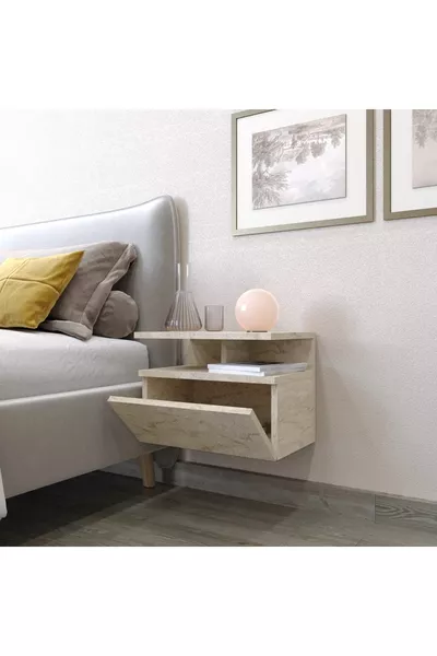 Venus-Kommode, wandmontiert, cm, Travertin