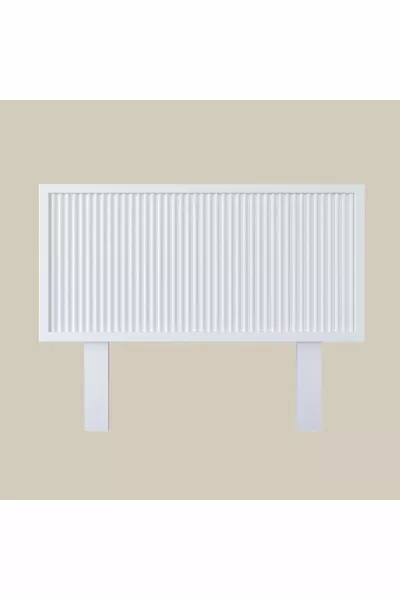 Ebruli Muster Weißes Holz Einzelkopfteil (Vertikal)