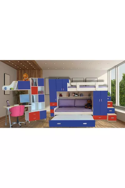 Двухъярусная кровать для детской и подростковой комнаты