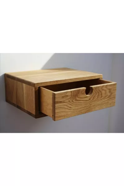 Wooden Modern Single-Drawer Nightstand