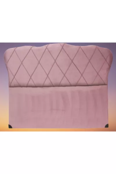 Titel ALC GONDOL Model Cm Gewatteerd Baby Face Roze Stof Bekleding Handgemaakt