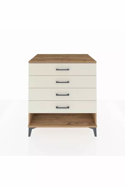 خزانة أدراج كرونوس 4 أدراج صنوبر وحجر الآيا