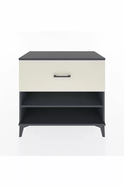 Hyperion Şifonyer Tek Raflı Tek Çekmeceli  Antrasit-Aytaşı