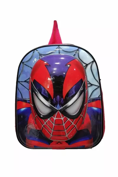 5D Embossed Preschool Kindergarten and Daily Use Bag Spider-Man Backpack