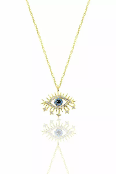 Women's Lareyn Silver Necklace with Gold Plating