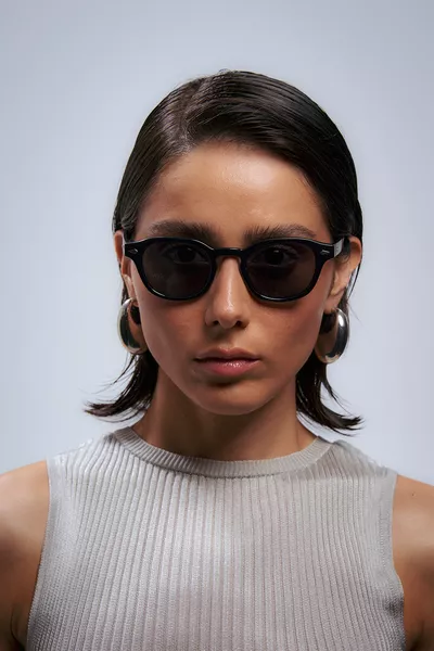 Ryan Black Black Sunglasses