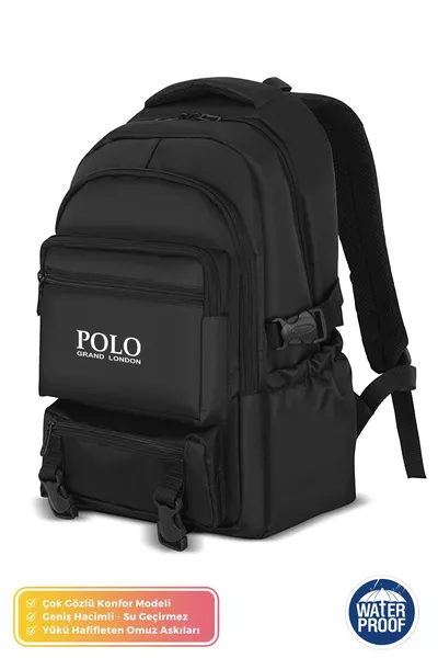 حقيبة مدرسية أصلية للجنسين بكثير من الجيوب، دعم ظهري أرثوبيدي، سعة واسعة للمدرسة الثانوية والإعدادية