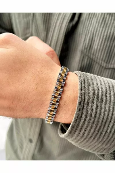 Модельный браслет из нержавеющей стали унисекс