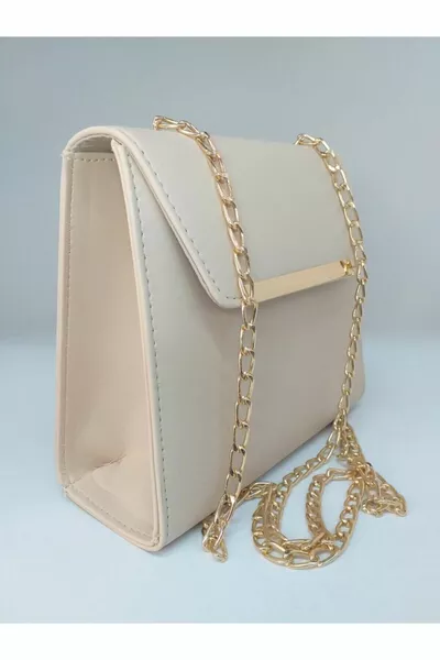 حقيبة نسائية بيج بحمالة سلسلة