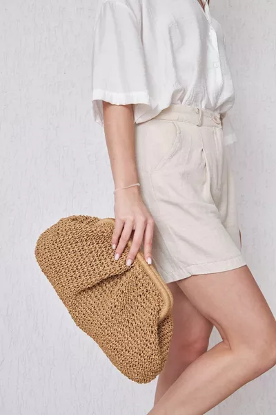 Элегантная вязаная сумка с кисточкой Oeil De Grace