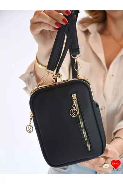 حقيبة محفظة للهاتف مقاومة للماء مع ثلاثة أقسام وتصلح لحملها على الكتف من باريس