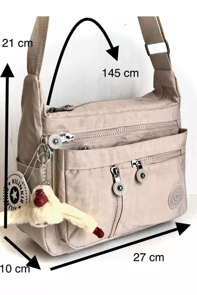 Kılinkır Postacı Çanta Çok Cepli Çapraz Askılı Yağmura Dayanıklı Kumaş