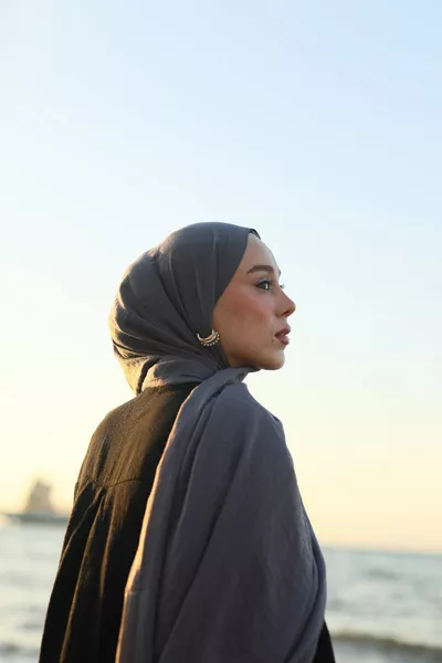 Foulard Neo Coton Plomb