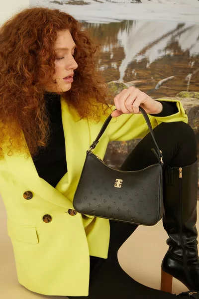 Borsa a Spalla da Donna Nera Floater 