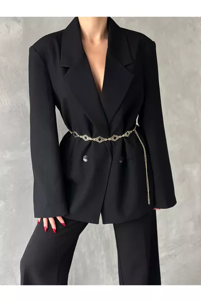 حزام سلسلة ذهبية للنساء من البقلاوة