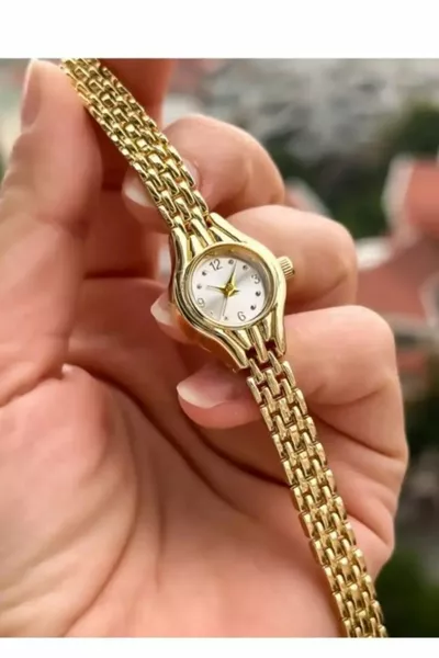 Spectrum Mini Minimal Gehäuse Rundes Zifferblatt Metallarmband Damenuhr