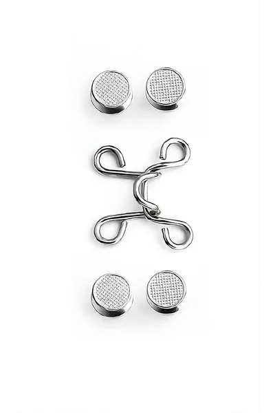 Clip réducteur de taille pour pantalon et robe, pince sans couture, appareil de resserrement de ceinture en métal simple argenté