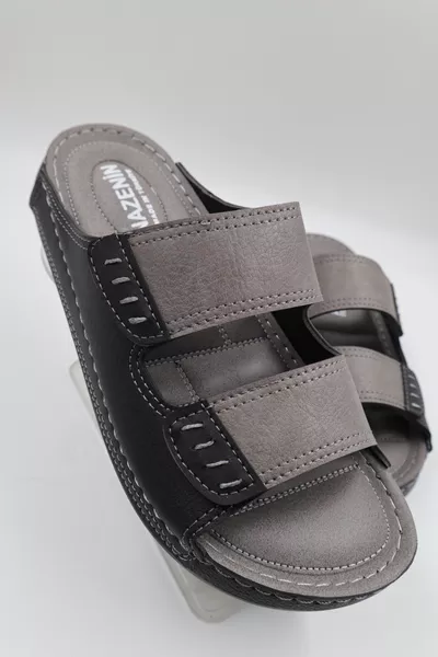 Chaussons d'intérieur pour hommes, partie intérieure orthopédique douce et légère, pour un usage quotidien