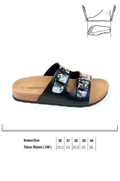 Sandales d'été pour femmes avec deux brides, réglables, confortables, semelle en liège, mode et usage quotidien