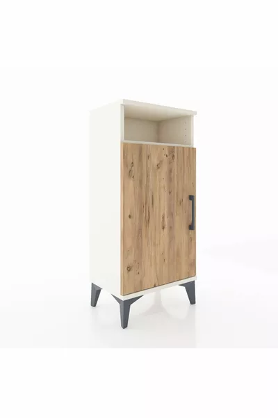 Argeş Комод с 3 рафта и 1 врата Нефритово-соснов