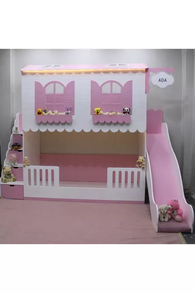 CUTE SLIDE BUNK BEDS
