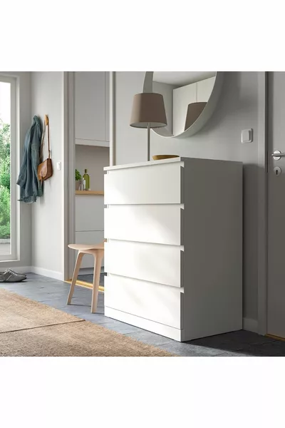 4-drawer dresser, Width: cm  Depth: cm  Height: cm