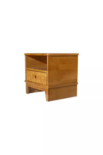 Magusa Wooden Nightstand, Walnut