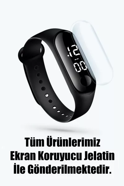 ساعة رجالية ساعة نسائية تعمل باللمس الرقمية للماء للجنسين ساعة اليد التبعي (ليست ساعة ذكية)