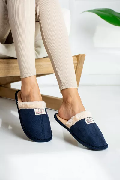 Le soffici pantofole da casa non fanno rumore per uomini e donne, la suola può essere lavata con pelliccia all'interno