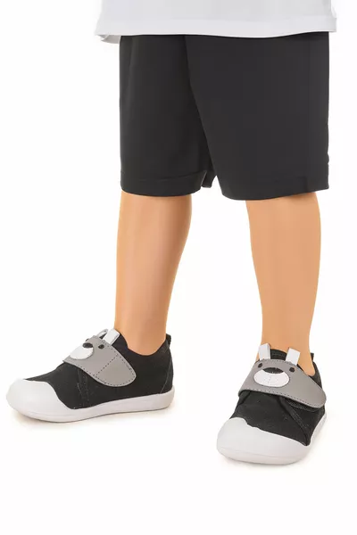 Karamazı Kids Winni Velcro Baby Boy First Step Panduf Shoes