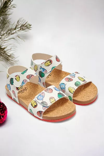 Avengers Çift Bantlı Cırt Cırtlı Erkek Çocuk Sandalet